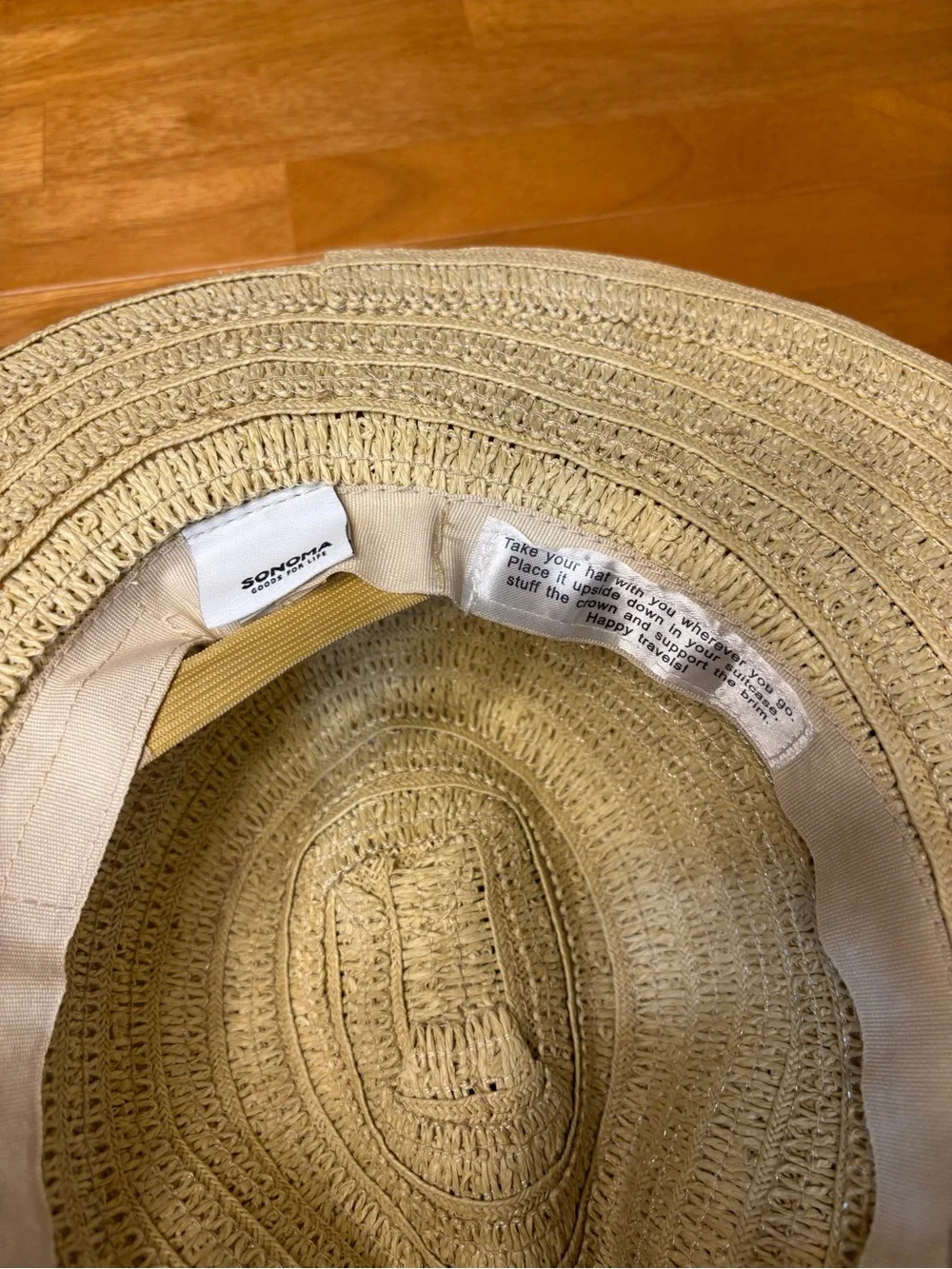 Three Straw Sun Hats - Natural, Beige, Tan